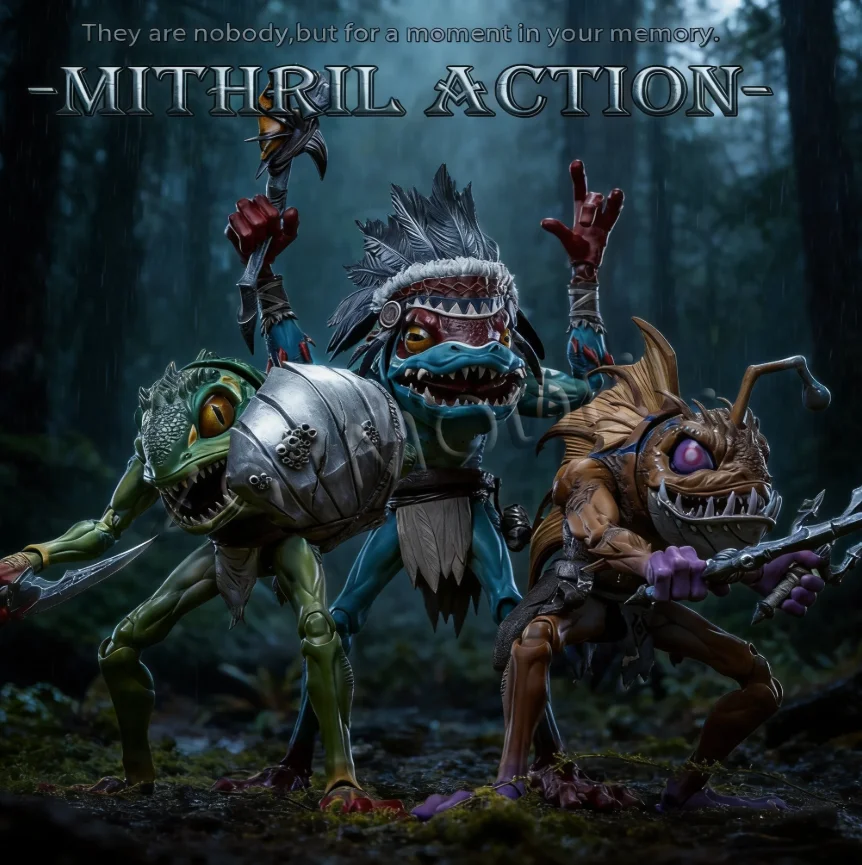 In Stock Mithril Studio 1/10 Murloc Monsters 01 02 03 Fish People WOW Fishman Tribe Warrior Chief Archer
In Stock Mithril Studio 1/10 Murloc Monsters 01 02 03 Fish People WOW Fishman Tribe Warrior Chief Archer