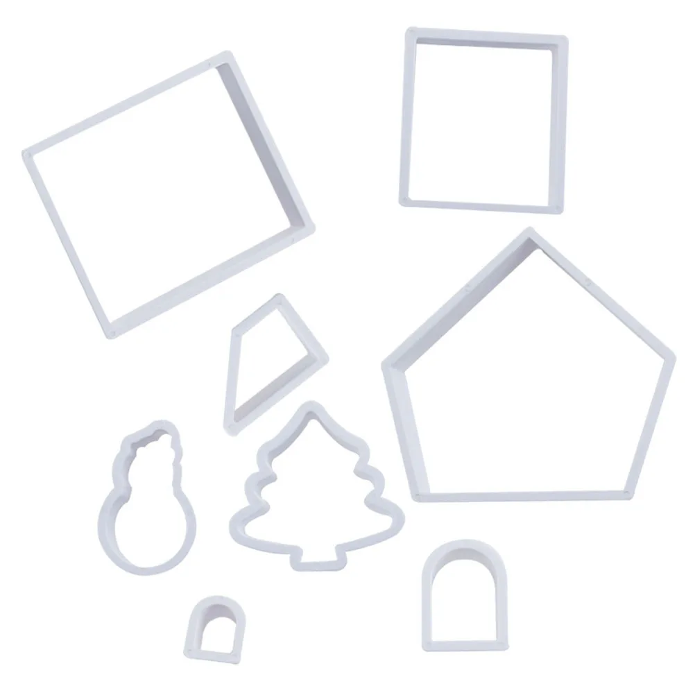 8Pcs Christmas House Cookie Cutter Set Plastic Mini Gingerbread Snowman Biscuit Mold DIY Chocolate Fondant Cake Decoration
8Pcs Christmas House Cookie Cutter Set Plastic Mini Gingerbread Snowman Biscuit Mold DIY Chocolate Fondant Cake Decoration