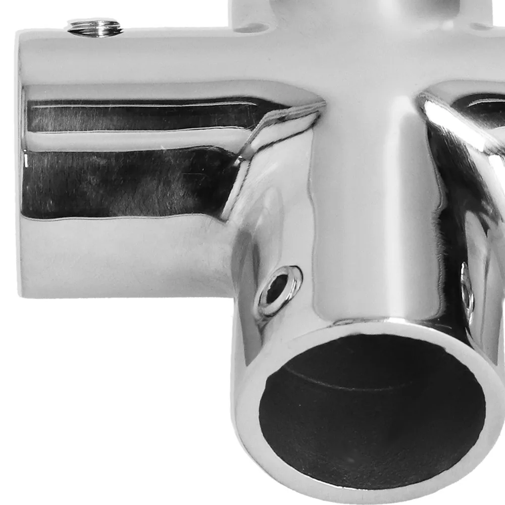 316 Stainless Steel Cross Four-Way Connector Polished Surface High Strength Boat Hardware Fitting 22mm Compact Shape
316 Stainless Steel Cross Four-Way Connector Polished Surface High Strength Boat Hardware Fitting 22mm Compact Shape