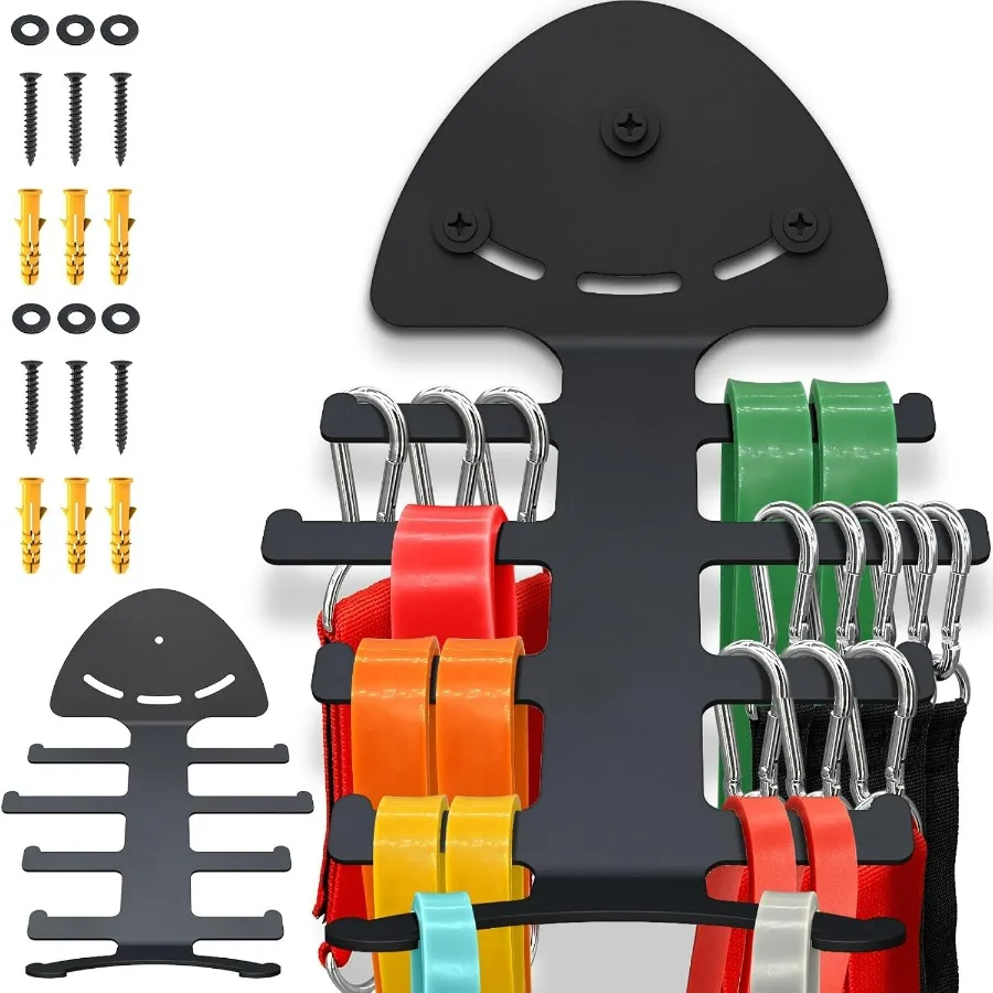 Exercise Resistance Band Rack, Resistance Bands Storage Hanger Gym Equipment Organizer Rack for Pull Up Bands, Multi-Purpose Gym
Exercise Resistance Band Rack, Resistance Bands Storage Hanger Gym Equipment Organizer Rack for Pull Up Bands, Multi-Purpose Gym