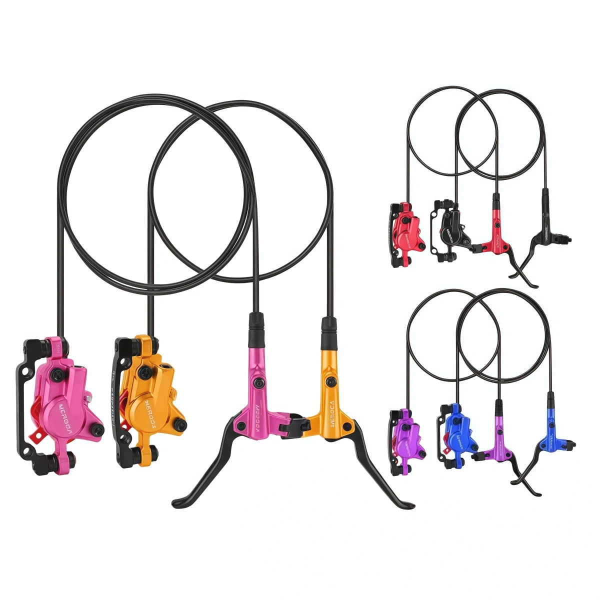 SUNTNUR Lightweight Double Piston MTB Disc Brake Set (800 MM Front / 1400 MM Rear) Aluminum 6061 Bike Hydraulic Brake 6 Color
SUNTNUR Lightweight Double Piston MTB Disc Brake Set (800 MM Front / 1400 MM Rear) Aluminum 6061 Bike Hydraulic Brake 6 Color