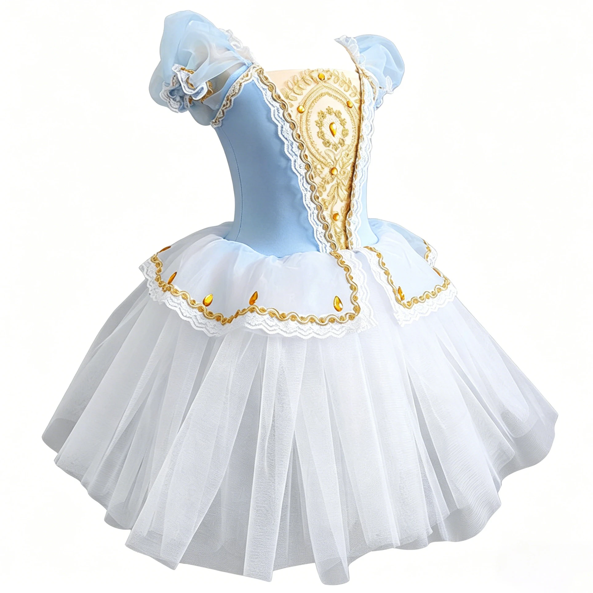 Performance Accessories Ballet Dress Gauzy Lace Diamond Patchwork Puff Sleeve Ballerina Party Dress Children Girl Dance Costumes
Performance Accessories Ballet Dress Gauzy Lace Diamond Patchwork Puff Sleeve Ballerina Party Dress Children Girl Dance Costumes