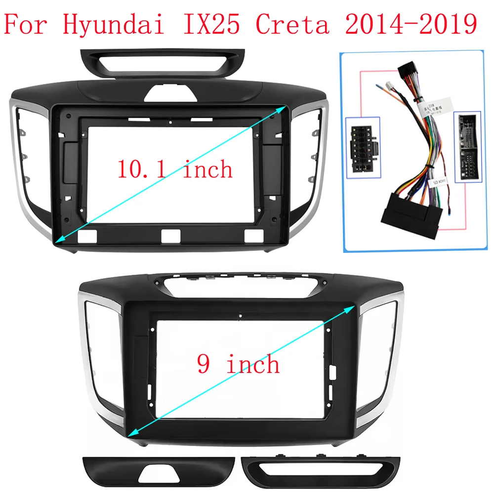 9/10 Inch For Hyundai IX25 CRETA 2014-2019 Car Radio Android MP5 Player Frame 2 Din Head Unit Fascia Stereo Panel Dash Cover
9/10 Inch For Hyundai IX25 CRETA 2014-2019 Car Radio Android MP5 Player Frame 2 Din Head Unit Fascia Stereo Panel Dash Cover