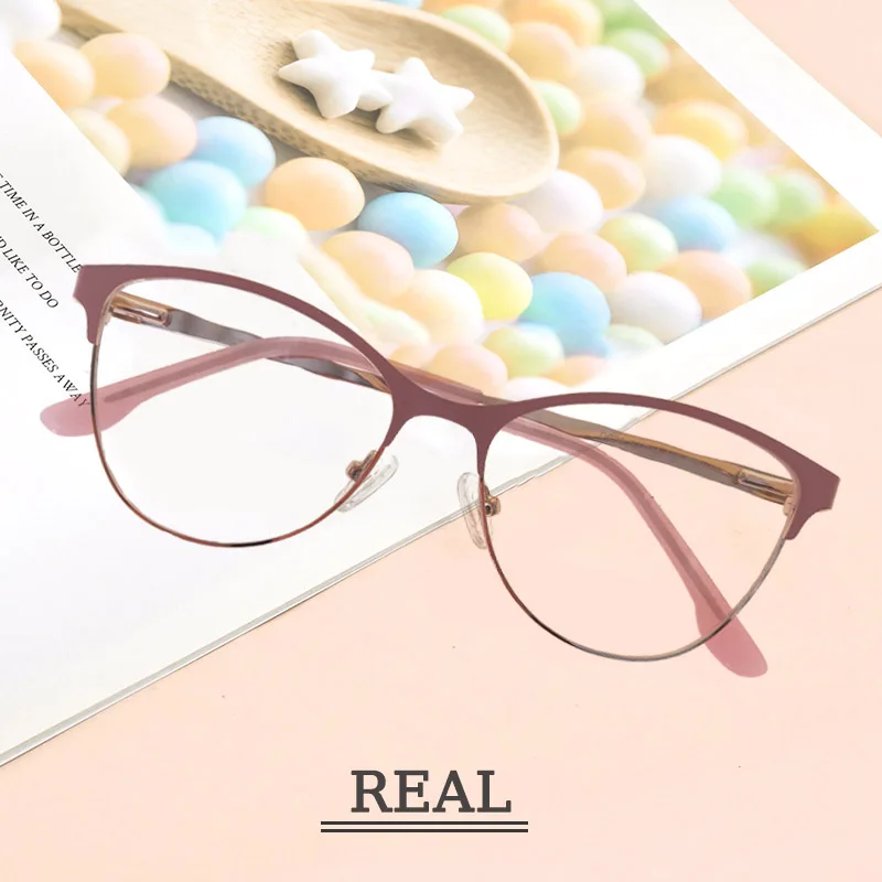 REAL Cateye Metal Stylish Trending Glasses Frame Women Brand Designer Myopia Eyewear MT0039
REAL Cateye Metal Stylish Trending Glasses Frame Women Brand Designer Myopia Eyewear MT0039