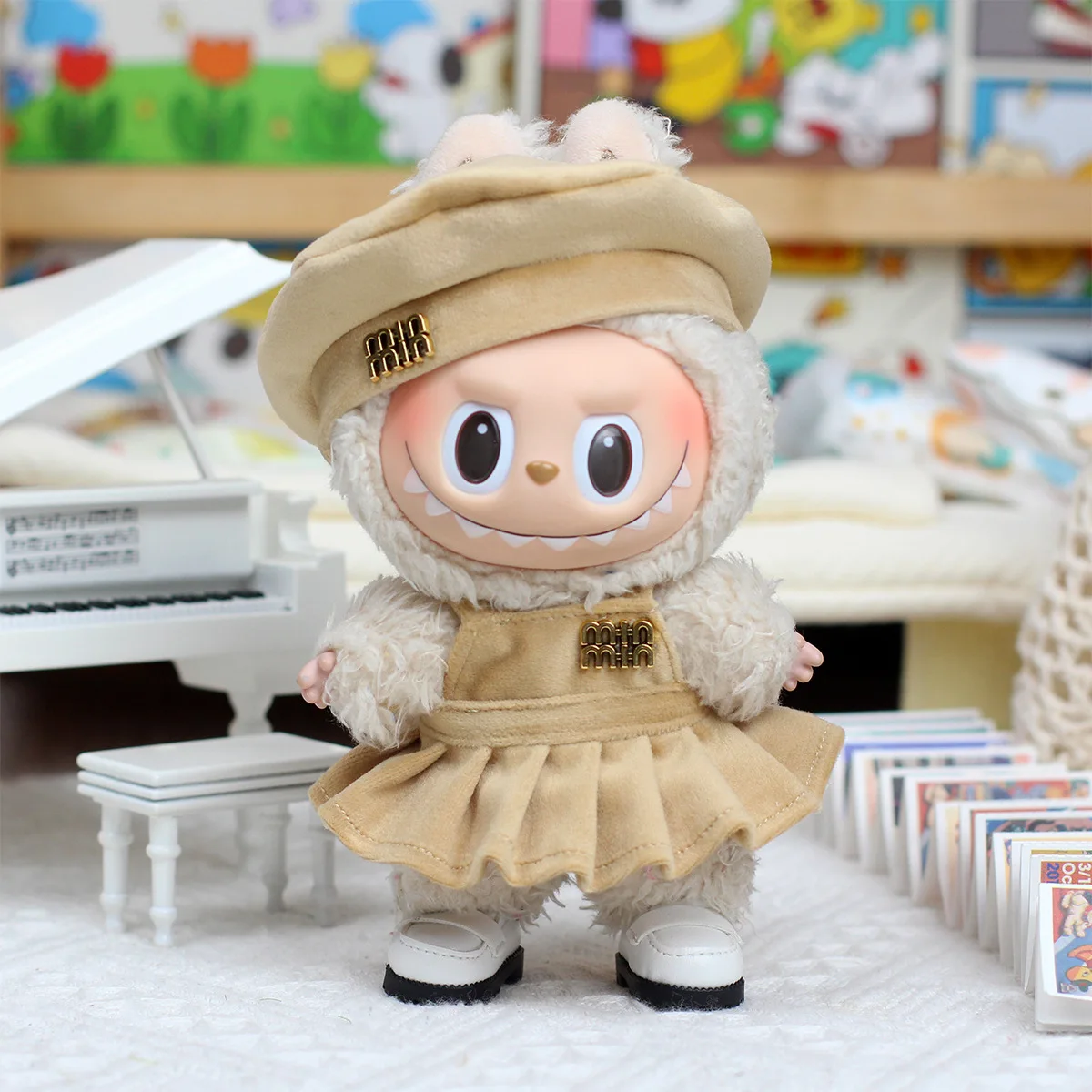 Labubu Accessories Clothes Designer Kpop Dress for V1 V2 V3 Labubu Pendants Cute Personality Fashion Birthday Gift
Labubu Accessories Clothes Designer Kpop Dress for V1 V2 V3 Labubu Pendants Cute Personality Fashion Birthday Gift