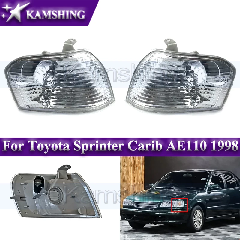 Kamshing 1pair Corner Light For Toyota Sprinter Carib AE110 1998 Front Turn Signal Lamp Marker Lamp Side Fender Light
Kamshing 1pair Corner Light For Toyota Sprinter Carib AE110 1998 Front Turn Signal Lamp Marker Lamp Side Fender Light