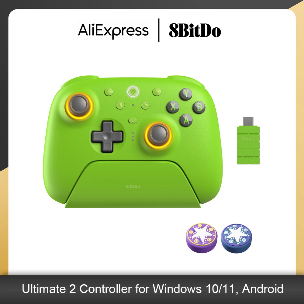 8BitDo Ultimate 2 Wireless Controller for Windows 10/11 Android Gamepad with TMR Joystick Switchable Triggers RGB Lighting Games
8BitDo Ultimate 2 Wireless Controller for Windows 10/11 Android Gamepad with TMR Joystick Switchable Triggers RGB Lighting Games