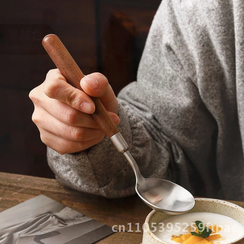 Solid Wood Walnut Handle Stainless Steel 304 Cutlery Set - High-Grade Western Dining Utensils including Steak Knife Fork And
Solid Wood Walnut Handle Stainless Steel 304 Cutlery Set - High-Grade Western Dining Utensils including Steak Knife Fork And