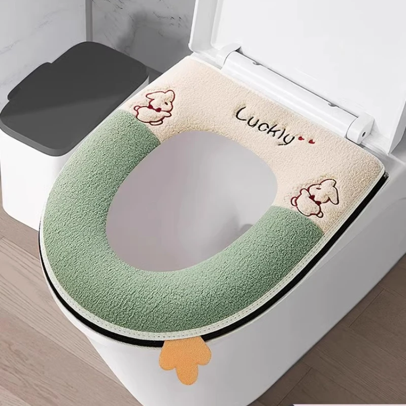 New household four-season universal toilet cover thickened winter toilet seat cushion
New household four-season universal toilet cover thickened winter toilet seat cushion