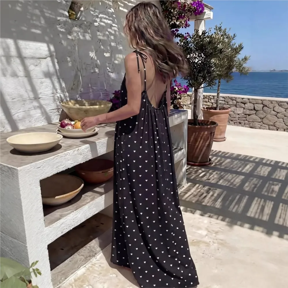 2026 Dresses For Ladies Women Casual Dresses Spaghetti Strap Vestidos Beachwear Temperament Printed Vacation Sleeveless Backless
2026 Dresses For Ladies Women Casual Dresses Spaghetti Strap Vestidos Beachwear Temperament Printed Vacation Sleeveless Backless