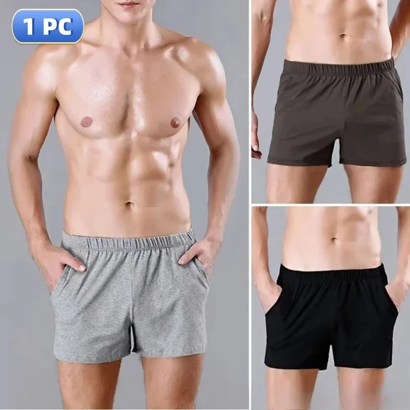 Men Boxer Shorts Soft Cotton Underwear Solid Loose Pajamas Breathable Underpants Gym Shorts Male Plus Size Homewear Short Pant
Men Boxer Shorts Soft Cotton Underwear Solid Loose Pajamas Breathable Underpants Gym Shorts Male Plus Size Homewear Short Pant