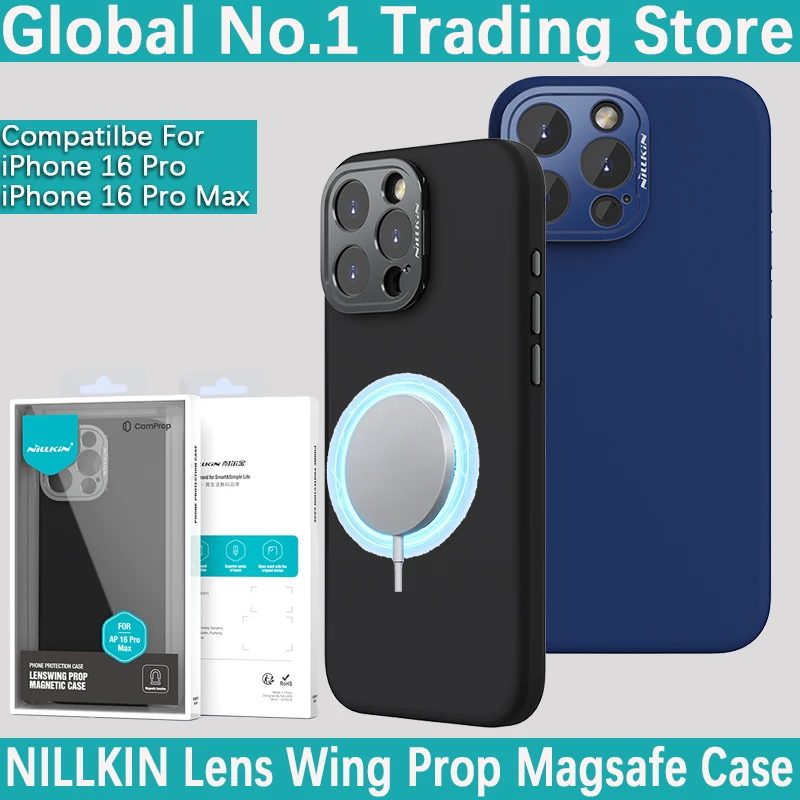 NILLKIN For iPhone 16 Pro Max Lens Wing Prop Magsafe Lens cover bracket protective case TPU border phone case protective cover
NILLKIN For iPhone 16 Pro Max Lens Wing Prop Magsafe Lens cover bracket protective case TPU border phone case protective cover