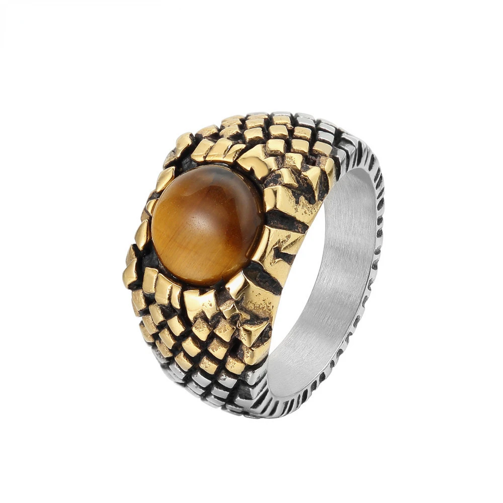 Megin D Stainless Steel Titanium Retro Color Stone Snake Skin Vintage Hip Hop Punk Rings for Men Women Couple Gift Jewelry Anel
Megin D Stainless Steel Titanium Retro Color Stone Snake Skin Vintage Hip Hop Punk Rings for Men Women Couple Gift Jewelry Anel
