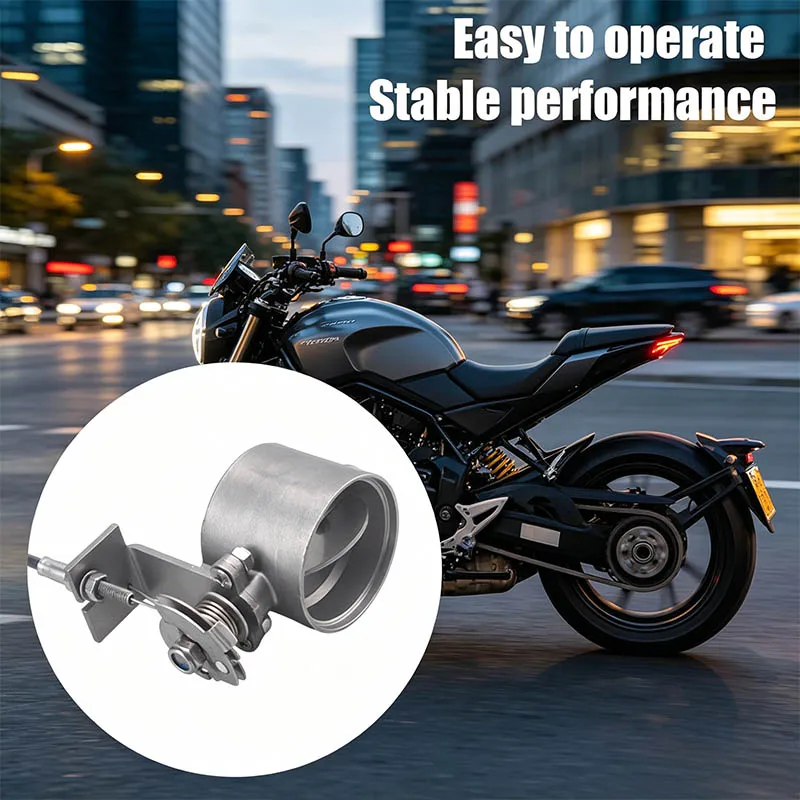 Stainless Steel Universal Motorbike 2" / 2.36" Single Valve Manual Operation Exhaust Cut Out Valve Exhaust Pipe Muffler Kit
Stainless Steel Universal Motorbike 2" / 2.36" Single Valve Manual Operation Exhaust Cut Out Valve Exhaust Pipe Muffler Kit