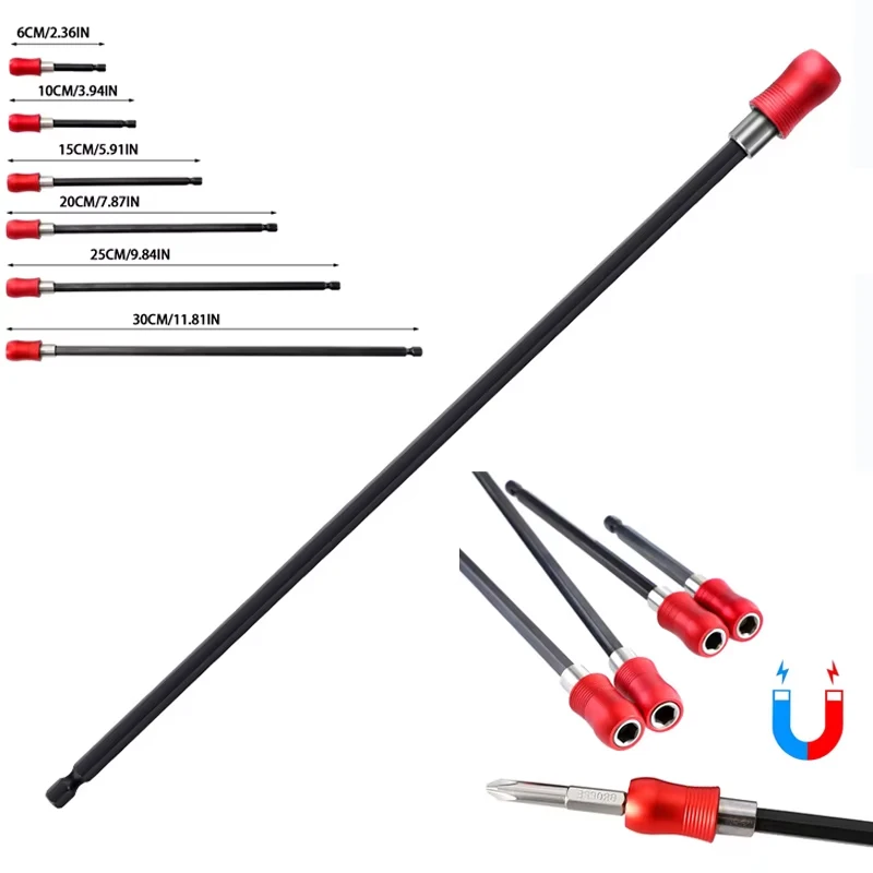 Drill Bit Holder Extension Hex Rod Shank Magnetic Extra Long Shank Quick Release Driver 1/4inch Bar attachment Adapter Rod
Drill Bit Holder Extension Hex Rod Shank Magnetic Extra Long Shank Quick Release Driver 1/4inch Bar attachment Adapter Rod