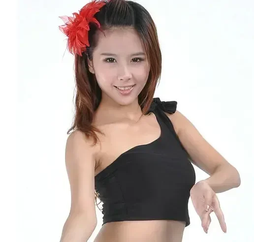 Women's Belly dance costume Crystal Cotton tops belly dancing clothes single shoulder top dance wear
Women's Belly dance costume Crystal Cotton tops belly dancing clothes single shoulder top dance wear