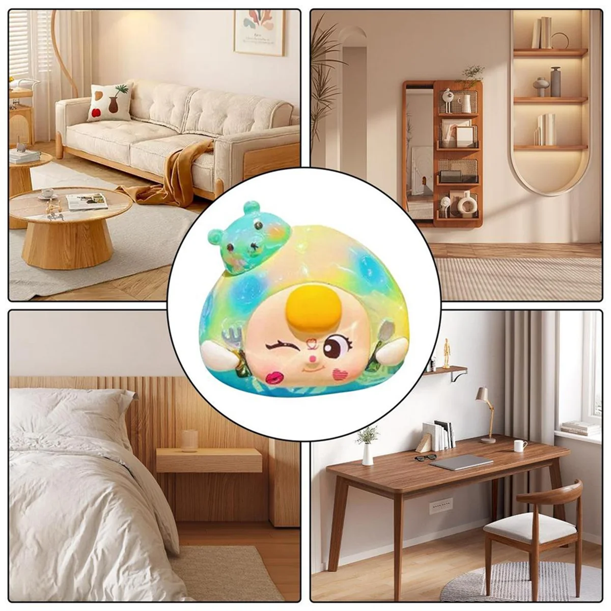 Cartoon Statue Decor Adorable Animal with Food Outfit Toys Room Desktop Decoration Novelty Statue for Home
Cartoon Statue Decor Adorable Animal with Food Outfit Toys Room Desktop Decoration Novelty Statue for Home