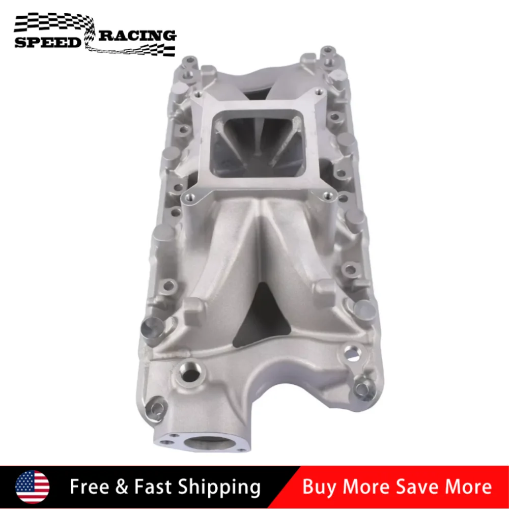 54031 High Quality Rise Single Plane Aluminum Intake Manifold For Ford Small Block Basic Operating RPM Range 3500-8000
54031 High Quality Rise Single Plane Aluminum Intake Manifold For Ford Small Block Basic Operating RPM Range 3500-8000