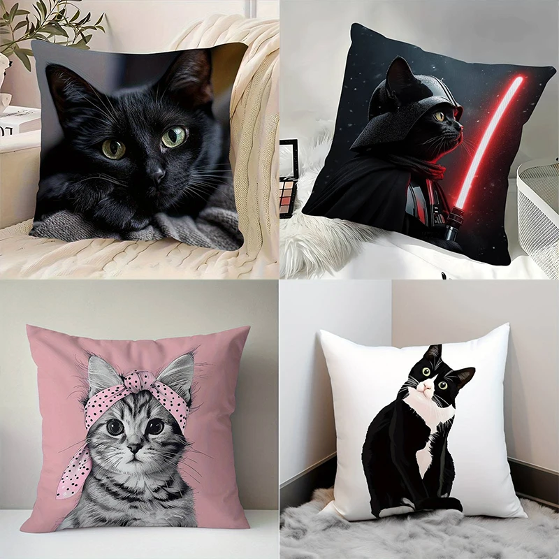 Стильная и забавная наволочка с изображением кошки — крутая наволочка с милым кошачьим узором для косплея и стильного домашнего декора
Стильная и забавная наволочка с изображением кошки — крутая наволочка с милым кошачьим узором для косплея и стильного домашнего декора