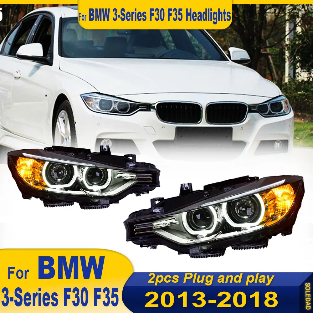Car Headlight For BMW 3 Series F30 F35 320i 325i 2013-2018 High Configuration Angel Eye DRL Lens Xenon Auto Light Refit Assembly
Car Headlight For BMW 3 Series F30 F35 320i 325i 2013-2018 High Configuration Angel Eye DRL Lens Xenon Auto Light Refit Assembly