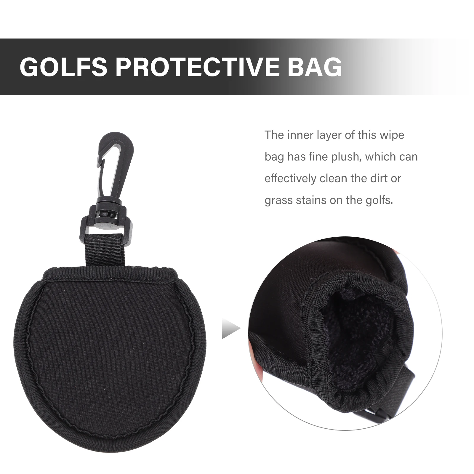 Premium Neoprene Golfs Protective Sleeve Durable Lithe Wiping Bag Fine Interior Multi-Function Storage Cleaning Tool Portable
Premium Neoprene Golfs Protective Sleeve Durable Lithe Wiping Bag Fine Interior Multi-Function Storage Cleaning Tool Portable