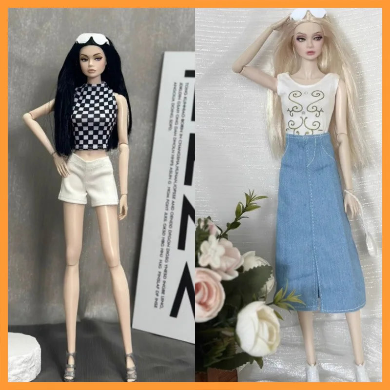 1/12 Scale Exquisite Checkerboard Vest Tight Fitting Hip Hugging Short Skirt Denim Short Skirt Set Fit 6points Action Figure Toy
1/12 Scale Exquisite Checkerboard Vest Tight Fitting Hip Hugging Short Skirt Denim Short Skirt Set Fit 6points Action Figure Toy
