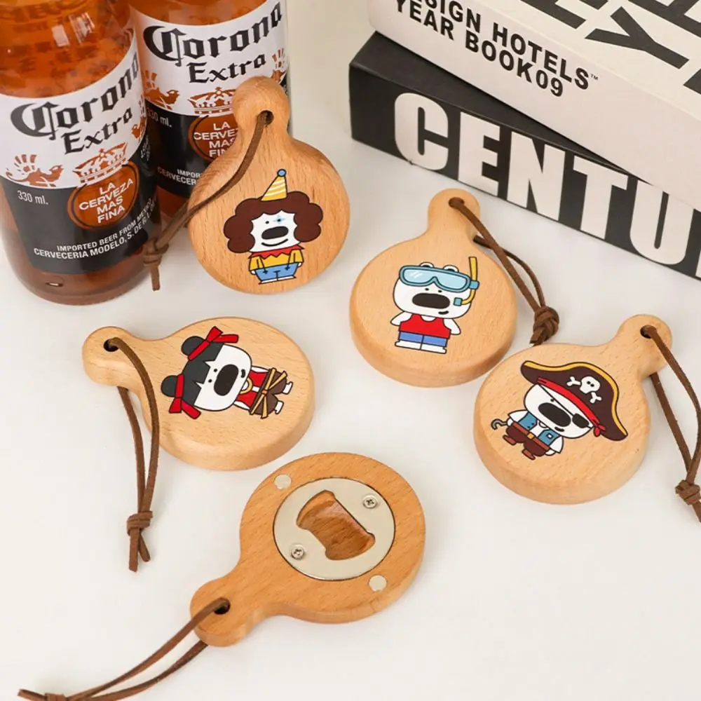Creative Solid Wood Bottle Openers Magnetic with Round Handle Beer Cap Catche Beer Bottle Opener Kitchen
Creative Solid Wood Bottle Openers Magnetic with Round Handle Beer Cap Catche Beer Bottle Opener Kitchen