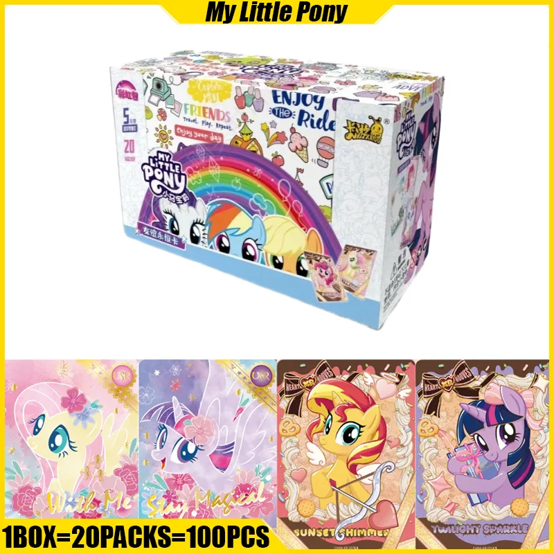KAYOU Vol.4 My Little Pony карты Радужная сумка Аниме Коллекционная карта Mistery Box Настольная игра Игрушки Подарки на день рождения для мальчиков и девочек
KAYOU Vol.4 My Little Pony карты Радужная сумка Аниме Коллекционная карта Mistery Box Настольная игра Игрушки Подарки на день рождения для мальчиков и девочек