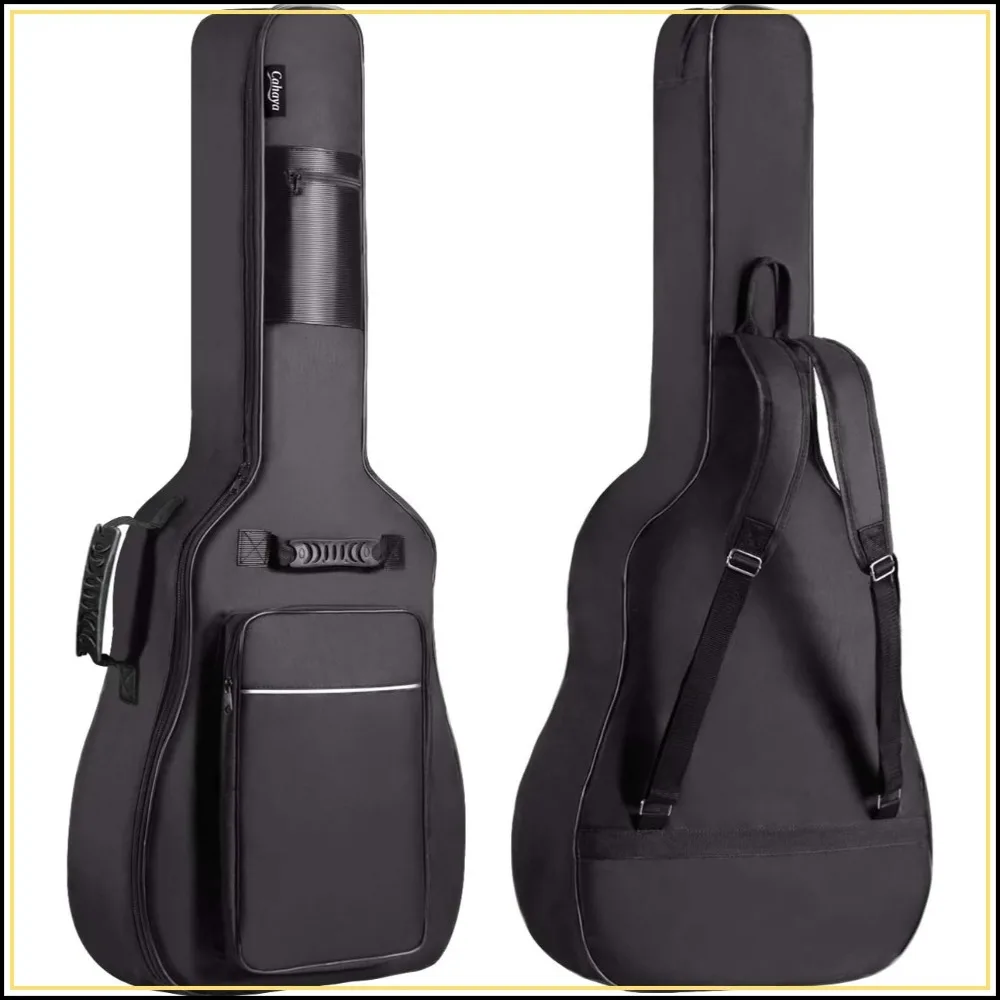 Upgraded Premium Guitar Bag for 40/41/42 Inch Acoustic Guitars, 0.31in Thick Padding, Water Resistant
Upgraded Premium Guitar Bag for 40/41/42 Inch Acoustic Guitars, 0.31in Thick Padding, Water Resistant