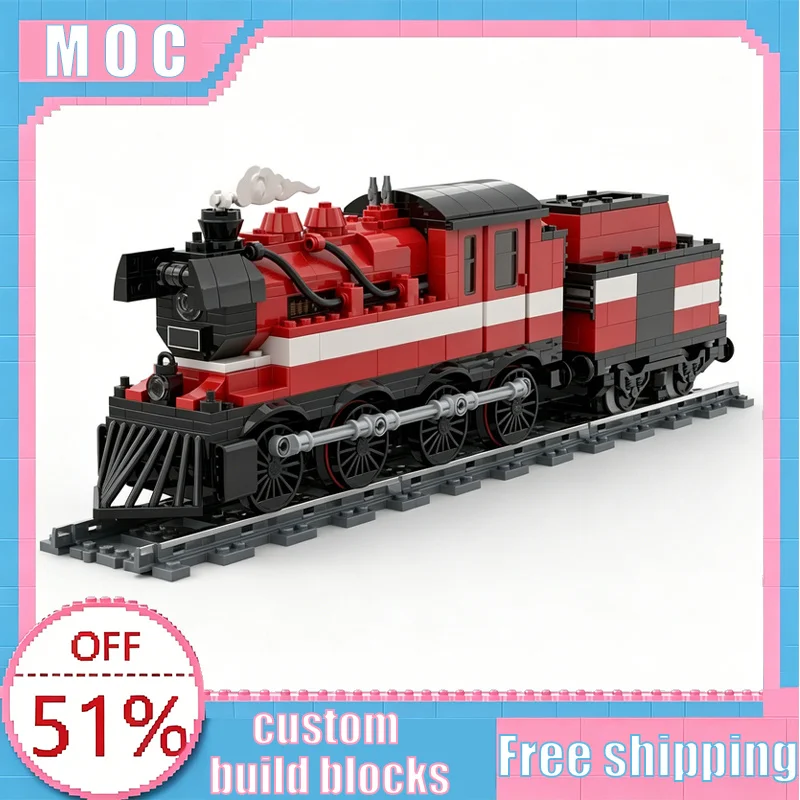 560 PCS Brickticks Engine Works Eight‑Coupled Steam Locomotive MOC Train Model DIY Assembly Building Blocks Toy Birthday Gifts
560 PCS Brickticks Engine Works Eight‑Coupled Steam Locomotive MOC Train Model DIY Assembly Building Blocks Toy Birthday Gifts