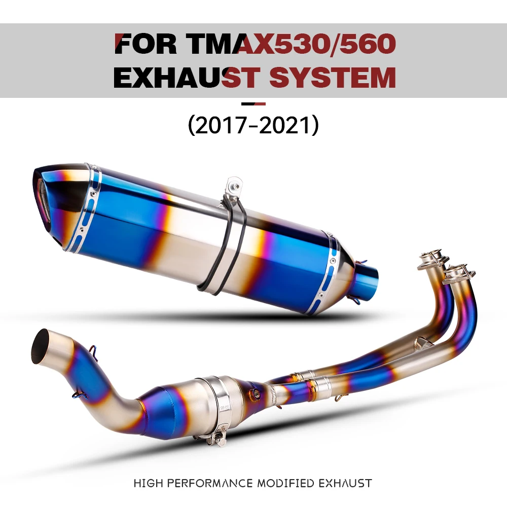 For Tmax530 Tmax560 Motorcycle Exhaust Full Stainless Steel Exhaust System Front Link Pipe Modified Exhaust Muffler
For Tmax530 Tmax560 Motorcycle Exhaust Full Stainless Steel Exhaust System Front Link Pipe Modified Exhaust Muffler