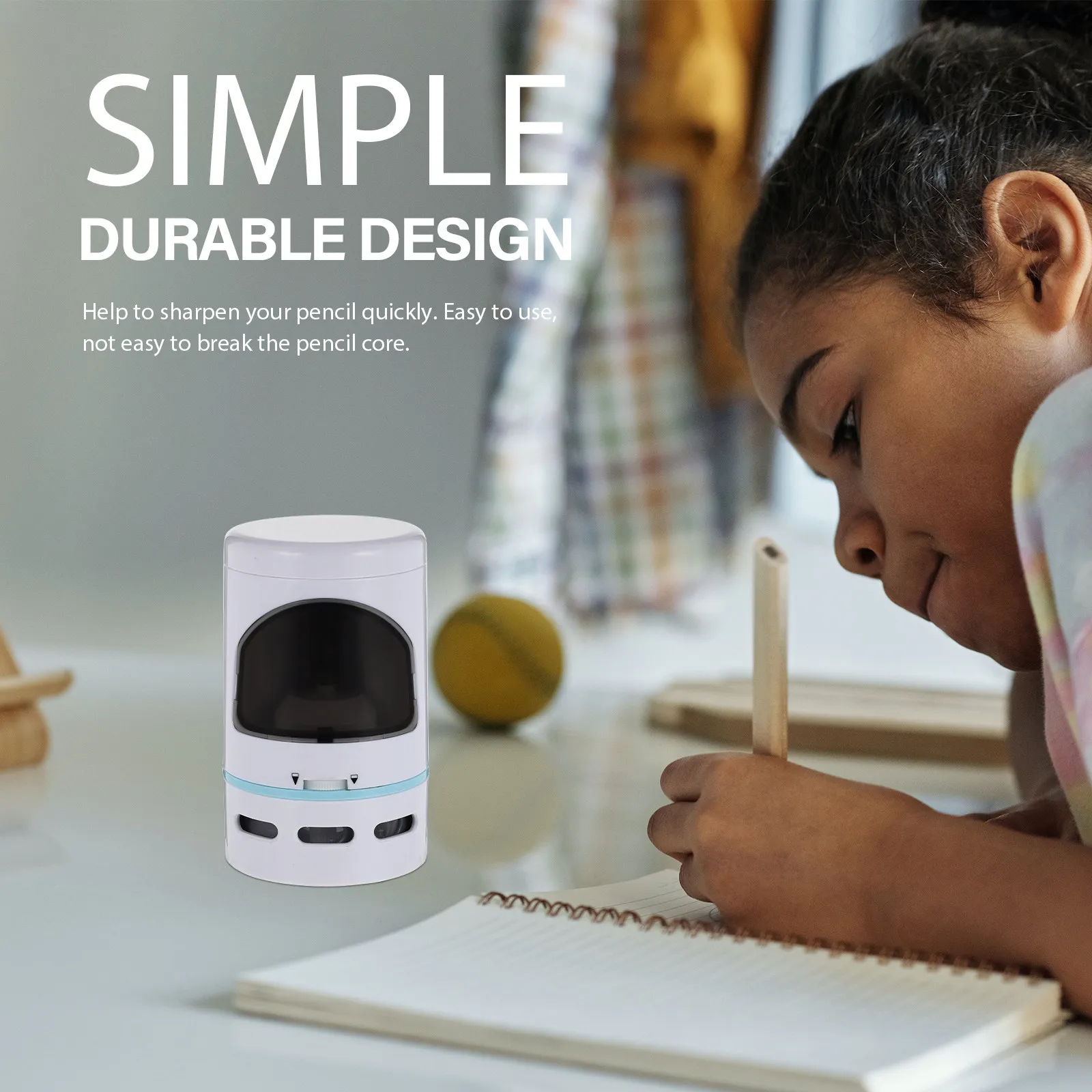 Electric Pencil Sharpener with Bright Color Design Compact Size for School Office Home Use Auto Sharpening Device for
Electric Pencil Sharpener with Bright Color Design Compact Size for School Office Home Use Auto Sharpening Device for