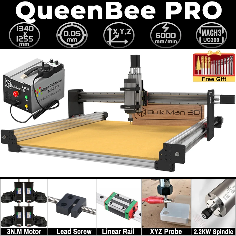 СКИДКА 20% BulkMan3D QueenBee PRO Фрезерный станок с ЧПУ UC300 Mach3 Блок управления 4-осевой точный гравер с ЧПУ для резки дерева, металла, печатной платы
СКИДКА 20% BulkMan3D QueenBee PRO Фрезерный станок с ЧПУ UC300 Mach3 Блок управления 4-осевой точный гравер с ЧПУ для резки дерева, металла, печатной платы