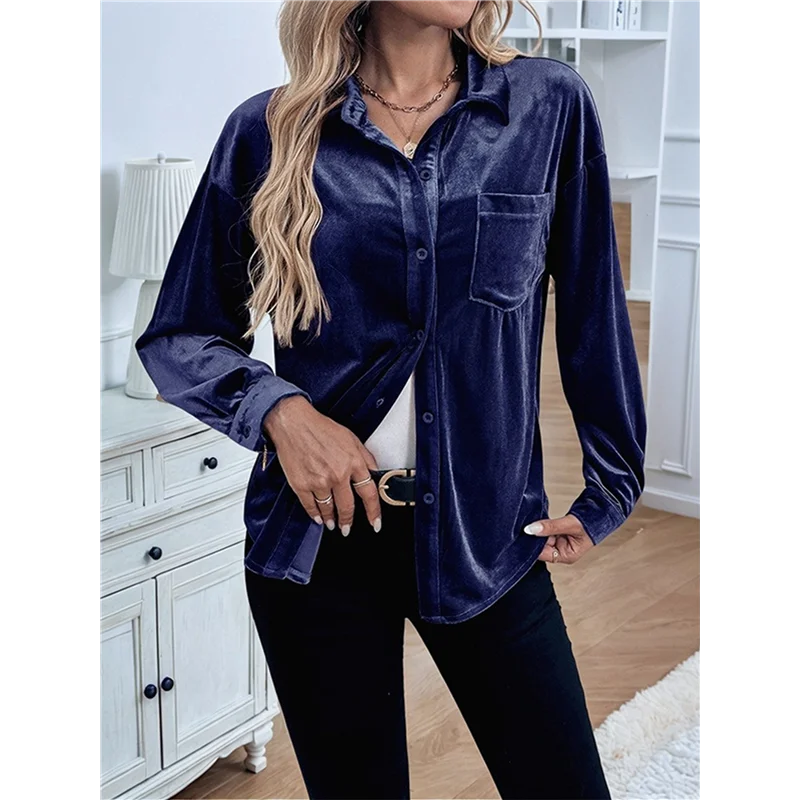 ASDS-Women's Winter Long Sleeve Velvet Cardigan Button Casual Tops Shirt Ladies Tops
ASDS-Women's Winter Long Sleeve Velvet Cardigan Button Casual Tops Shirt Ladies Tops