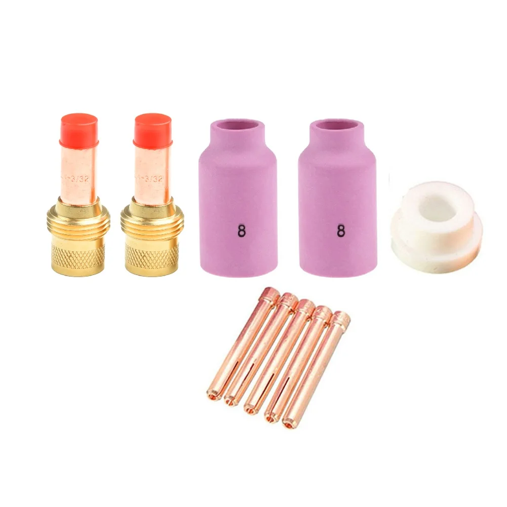Welding Operations TIG Gas Lens Accessory Kit TIG Welding Accessories Complete TIG Welding Kit For PTA For QQ300
Welding Operations TIG Gas Lens Accessory Kit TIG Welding Accessories Complete TIG Welding Kit For PTA For QQ300