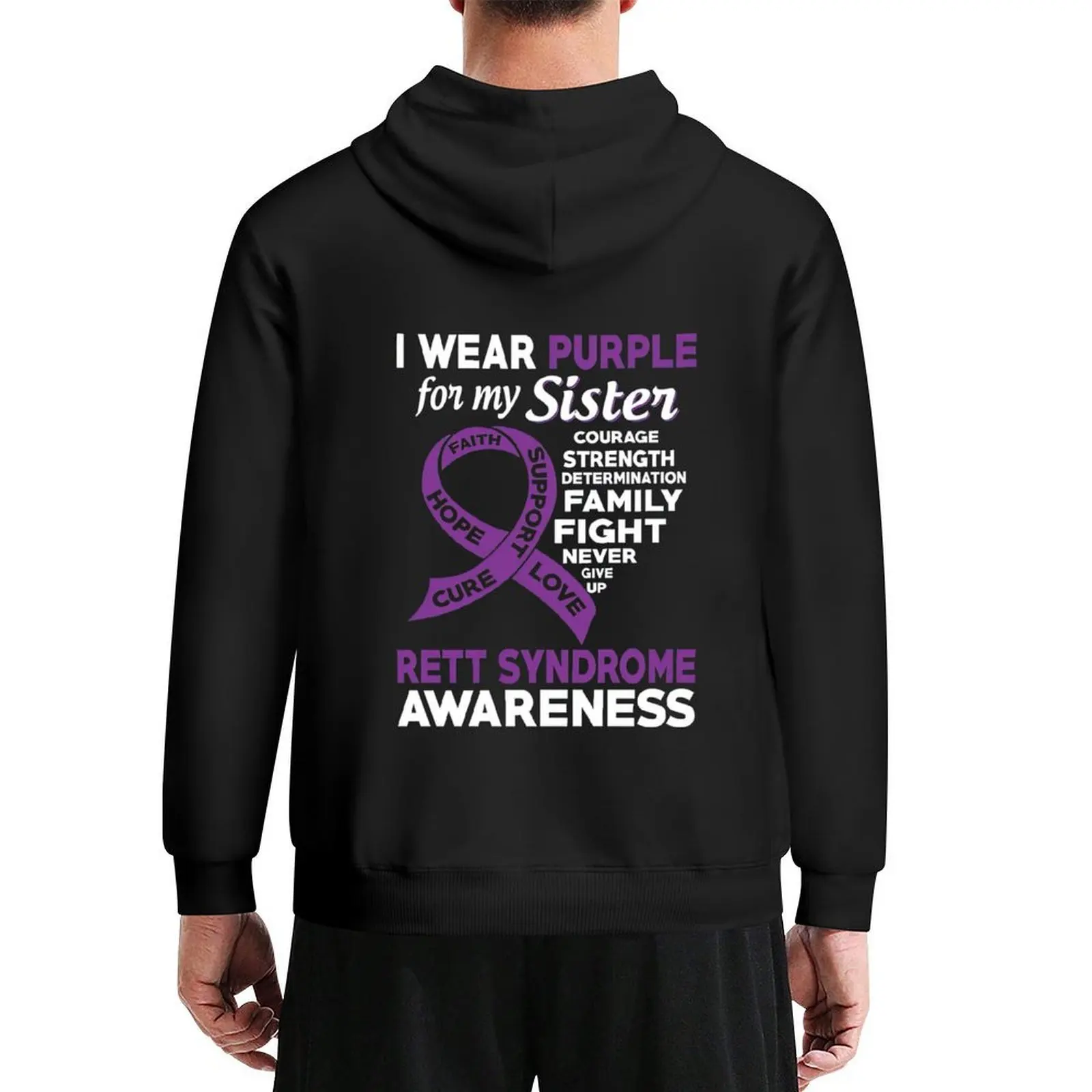 Rett Syndrome Awareness I Wear Purple for My Sister Rett Syndrome Awareness Hoodie mens clothes men hoodie
Rett Syndrome Awareness I Wear Purple for My Sister Rett Syndrome Awareness Hoodie mens clothes men hoodie