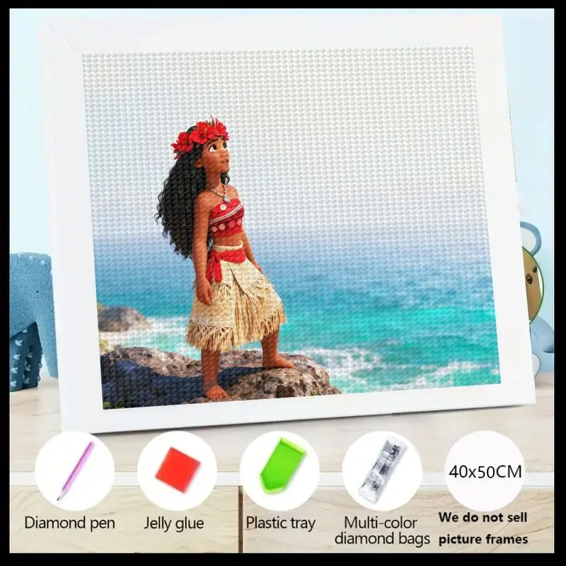 1 шт. Moana 5D Full Drill Набор алмазной живописи для взрослых и детей, принцесса Диснея Ocean Adventure Scene DIY Art Craft с Multi-C
1 шт. Moana 5D Full Drill Набор алмазной живописи для взрослых и детей, принцесса Диснея Ocean Adventure Scene DIY Art Craft с Multi-C
