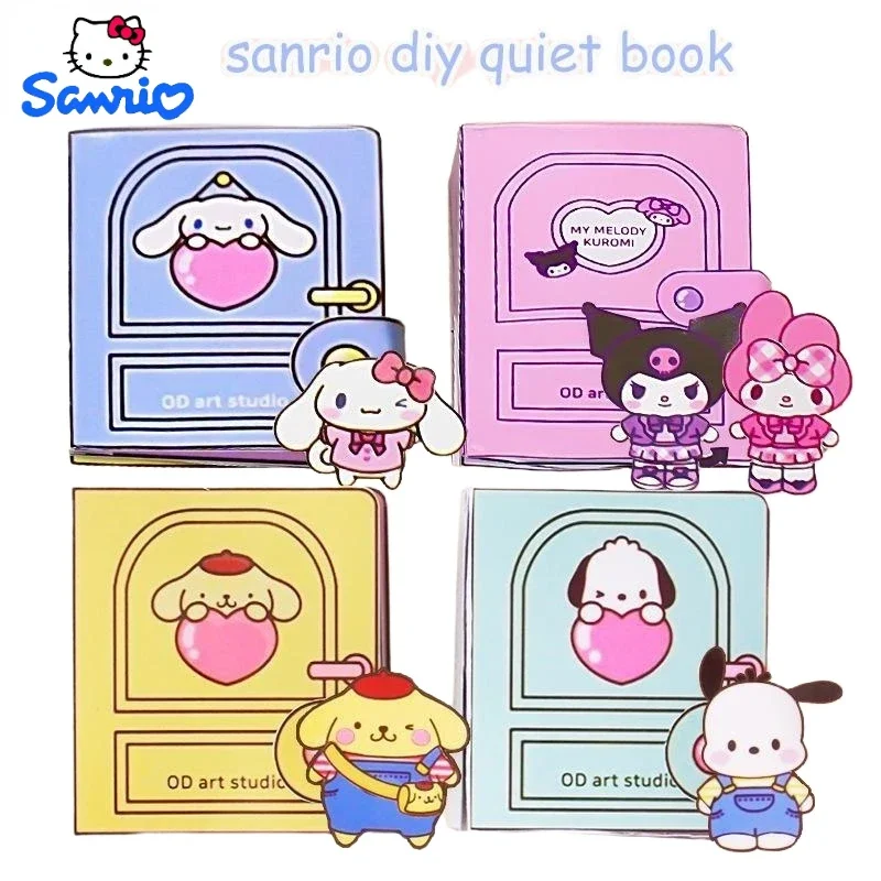 Fun Sanrio Quiet Book Anime Hello Kitty Melody Kuromi Pochacco Cinnamoroll Cartoon Character DIY Decompression Toys Kids Gifts
Fun Sanrio Quiet Book Anime Hello Kitty Melody Kuromi Pochacco Cinnamoroll Cartoon Character DIY Decompression Toys Kids Gifts