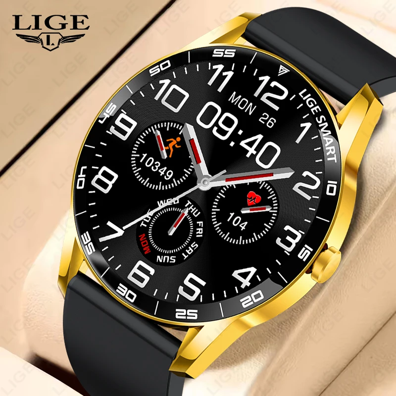 New LIGE Outdoor Smartwatch Wireless Call 230mAh Battery Sports Heart Rate Monitoring 1.38" Screen Military smartwatch for men
New LIGE Outdoor Smartwatch Wireless Call 230mAh Battery Sports Heart Rate Monitoring 1.38" Screen Military smartwatch for men
