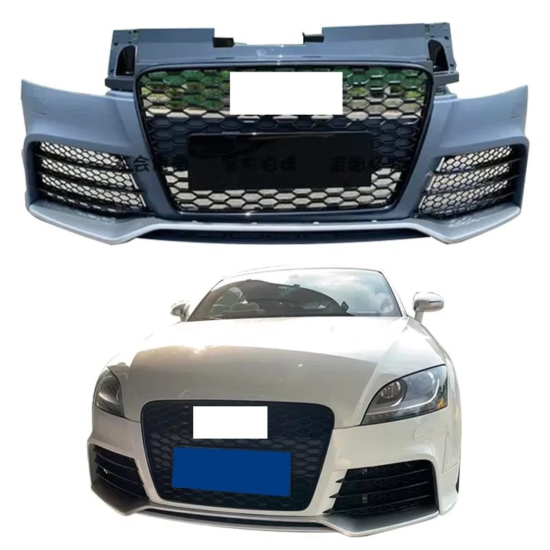 High Quality Car Accessories Upgrade Front Bumper with Honeycomb Grille for TT TTS MK2 to TTRS Body Kit 2008-2014
High Quality Car Accessories Upgrade Front Bumper with Honeycomb Grille for TT TTS MK2 to TTRS Body Kit 2008-2014