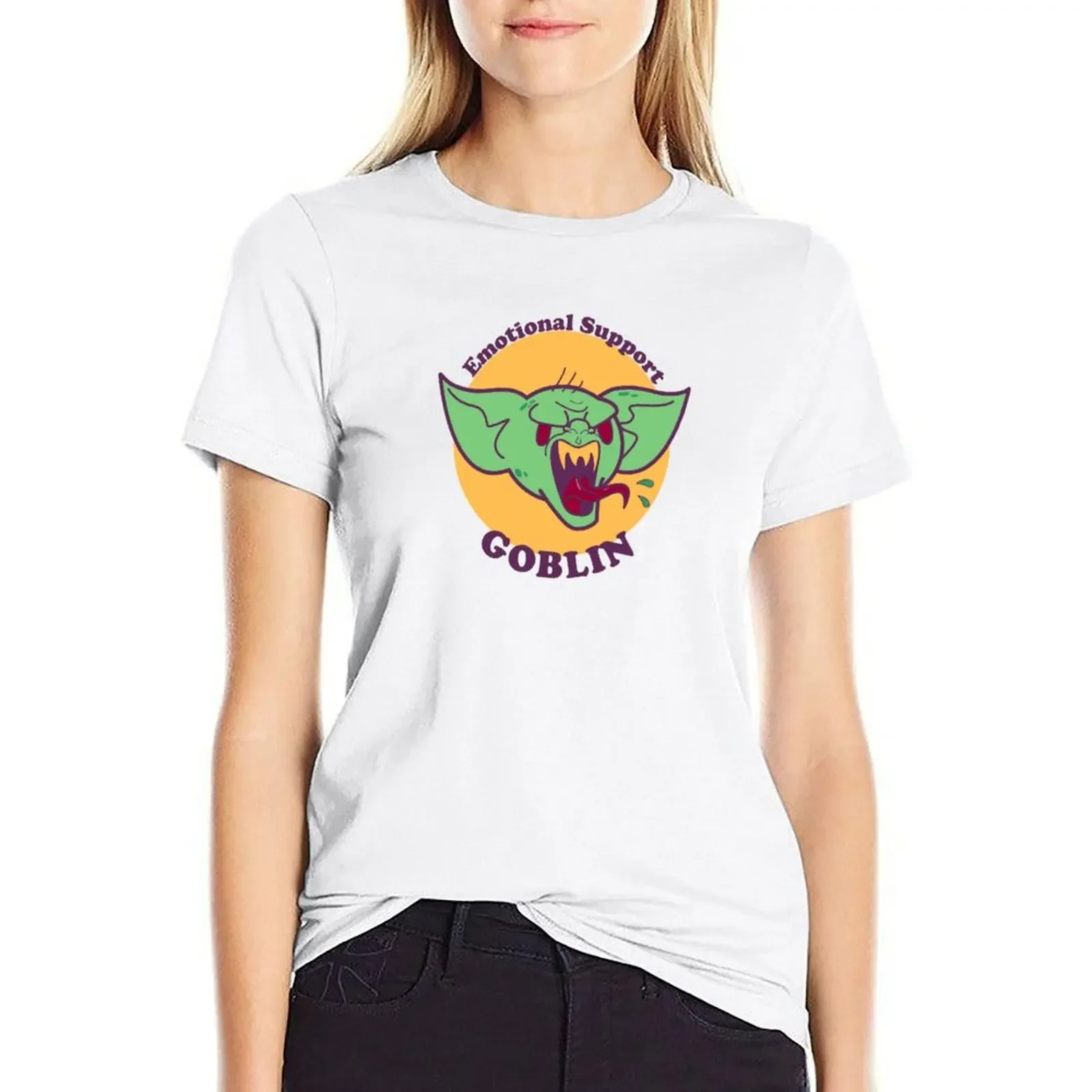 Emotional Support Goblin T-shirt cute clothes aesthetic clothes summer clothes t-shirts for Women loose fit
Emotional Support Goblin T-shirt cute clothes aesthetic clothes summer clothes t-shirts for Women loose fit