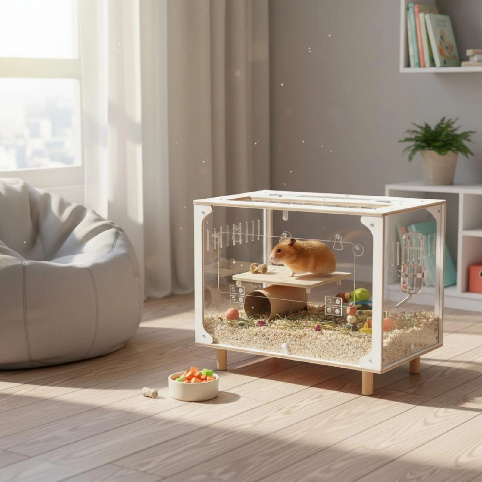 Transparent Hamster Enclosure Transparent Acrylic Hamster Enclosure Small Creature Enclosure
Transparent Hamster Enclosure Transparent Acrylic Hamster Enclosure Small Creature Enclosure