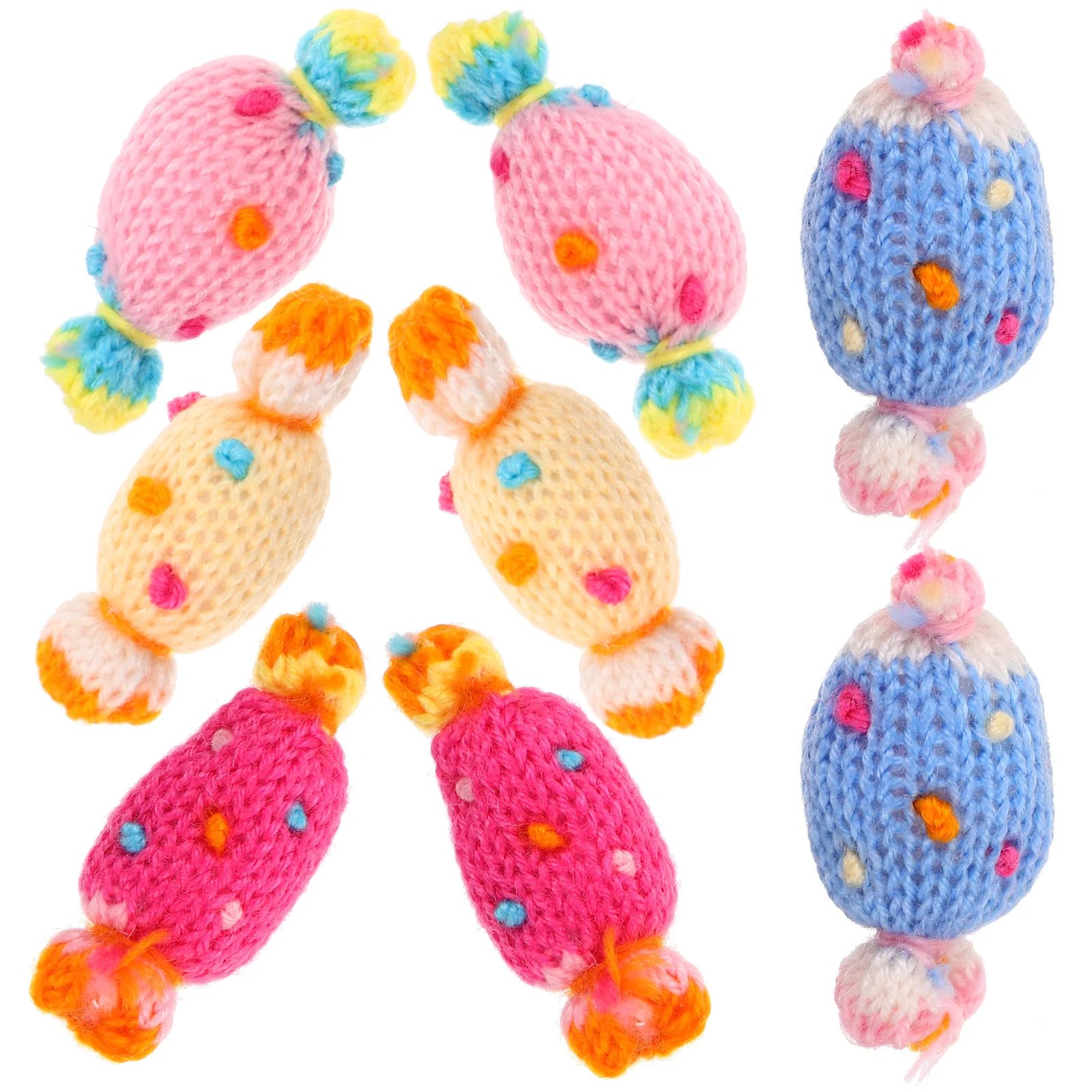 8 Pcs Candy Clothing Accessories Ornament Crafts Garment Cotton Pad Embellishments Wire Decorative Charms
8 Pcs Candy Clothing Accessories Ornament Crafts Garment Cotton Pad Embellishments Wire Decorative Charms