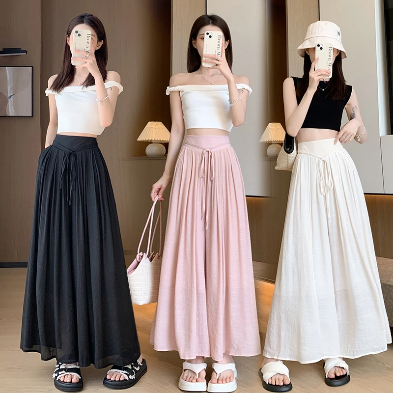 Spring Summer Women Chiffon Skirts Vintage High Waist Elastic Patchwork White Black Chic Long Cake A-line Skirt for Student
Spring Summer Women Chiffon Skirts Vintage High Waist Elastic Patchwork White Black Chic Long Cake A-line Skirt for Student