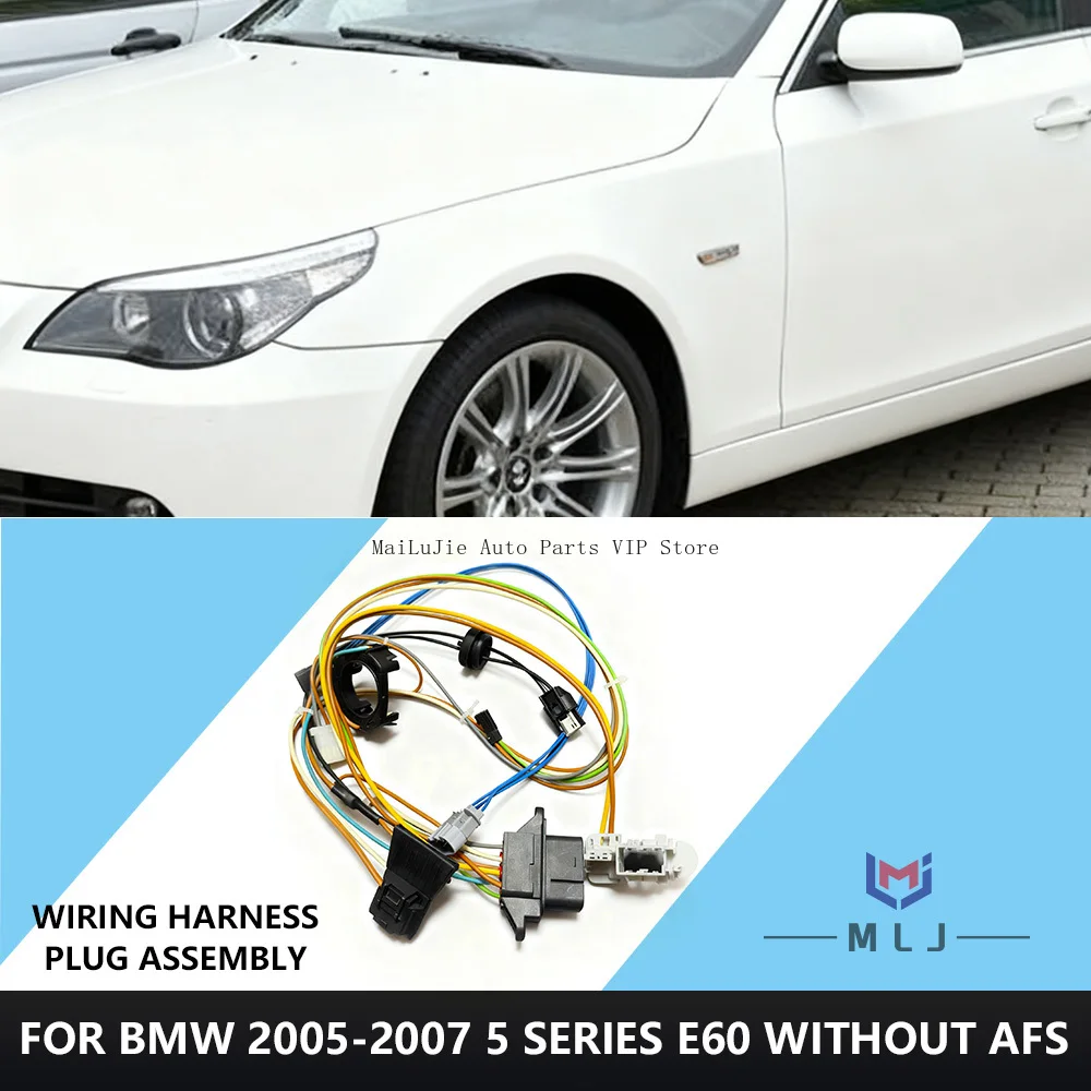 New For 2005-2007 BMW 5 Serises E60 E61 headlight wiring harness headlight internal wire harness plug without AFS
New For 2005-2007 BMW 5 Serises E60 E61 headlight wiring harness headlight internal wire harness plug without AFS