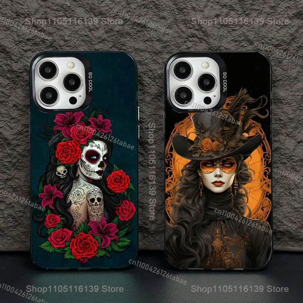 Catrina Beautiful Rose Girl Skull Phone Case Compatible with For iPhone 17 16 15 14 13 12 11Pro,Max, Plus,E,Air,Mini IMD Cover
Catrina Beautiful Rose Girl Skull Phone Case Compatible with For iPhone 17 16 15 14 13 12 11Pro,Max, Plus,E,Air,Mini IMD Cover