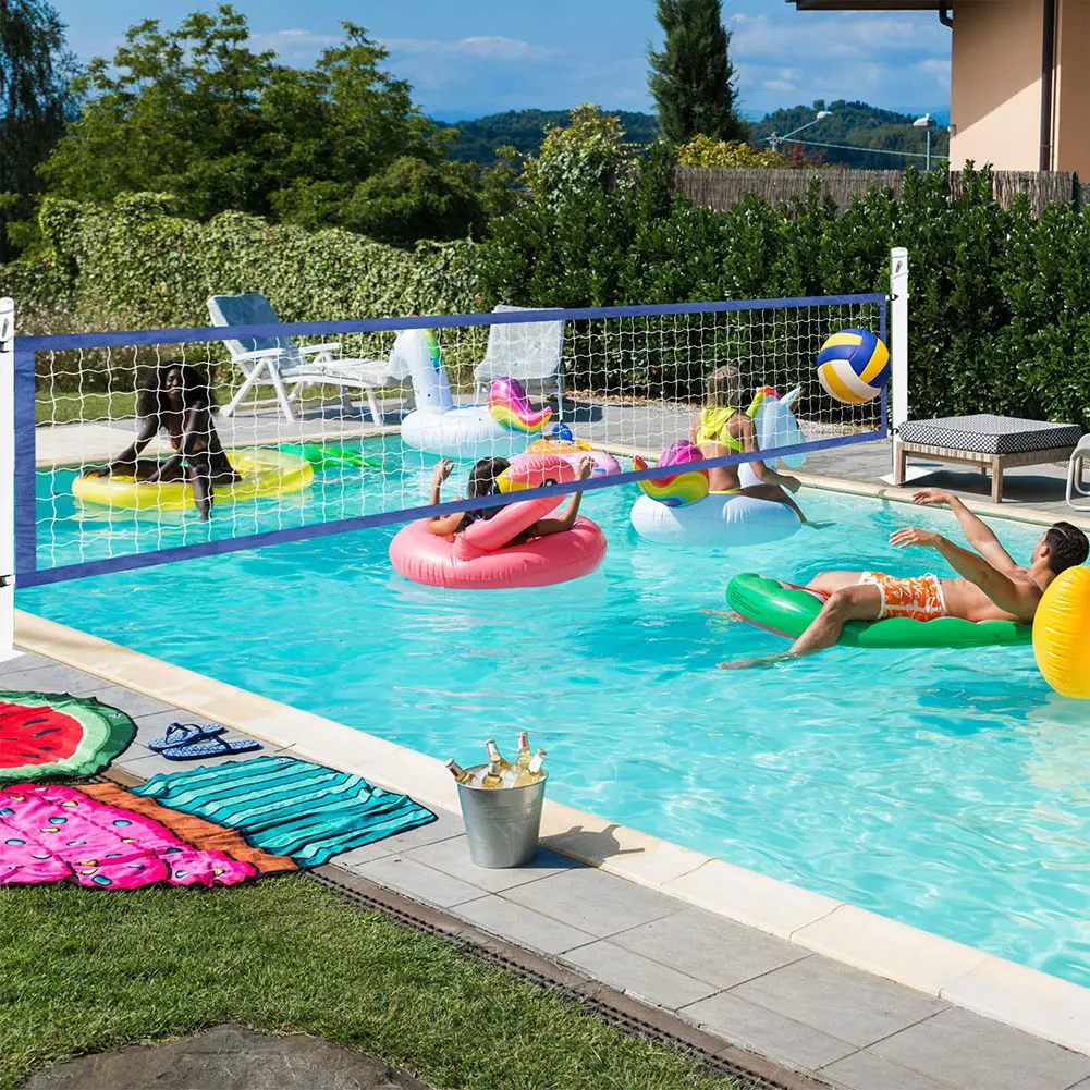 15ftx3ft Volleyball Net with Carrying Bag Pool Volleyball Replacement Net Adjustable Pool Water Volleyball Net for Summer Party
15ftx3ft Volleyball Net with Carrying Bag Pool Volleyball Replacement Net Adjustable Pool Water Volleyball Net for Summer Party