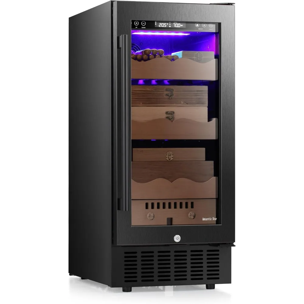 Electric Cooler Humidity Control Cabinet with Spanish Cedar Wood Shelves Touch Screen Led Light Safe Lock for Moisturizing
Electric Cooler Humidity Control Cabinet with Spanish Cedar Wood Shelves Touch Screen Led Light Safe Lock for Moisturizing