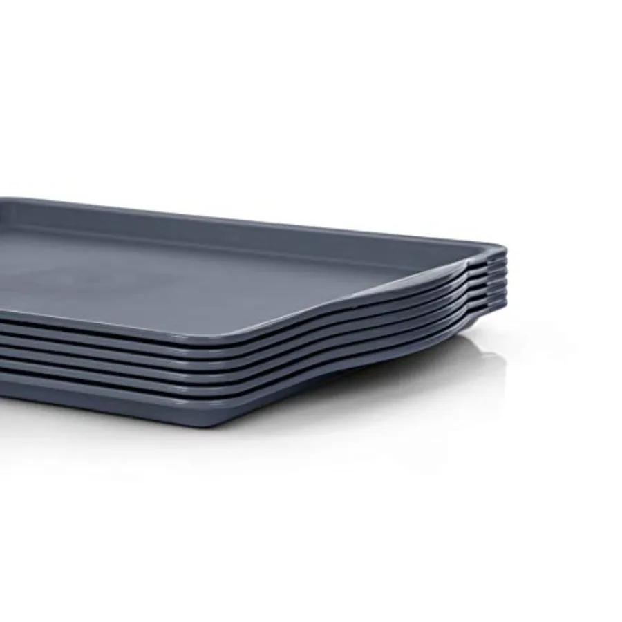 Home Durable Serving Tray (6pk, Dark Grey)
Home Durable Serving Tray (6pk, Dark Grey)