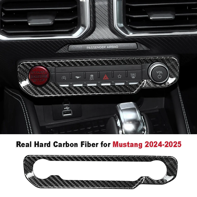 Real Hard Carbon Fiber Car Central Control Star Button Modification Decoration Sticker For Ford Mustang GT 2024 2025 Accessories
Real Hard Carbon Fiber Car Central Control Star Button Modification Decoration Sticker For Ford Mustang GT 2024 2025 Accessories